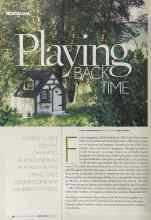Better Homes & Gardens April 2004 Magazine Article: Playing BACK TIME