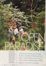Better Homes & Gardens April 2004 Magazine Article: OPEN PARADISE
