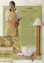 Better Homes & Gardens April 2004 Magazine Article: INDOORS OUT