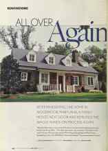 Better Homes & Gardens April 2004 Magazine Article: ALL OVER Again