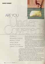 Better Homes & Gardens April 2004 Magazine Article: ARE YOU Under Covered?