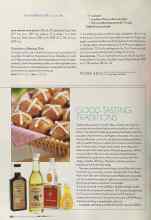 Better Homes & Gardens April 2004 Magazine Article: GOOD-TASTING TRADITIONS