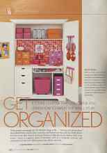 Better Homes & Gardens May 2004 Magazine Article: GET ORGANIZED