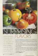 Better Homes & Gardens May 2004 Magazine Article: SURPRISING FLAVORS