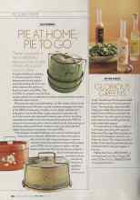 Better Homes & Gardens May 2004 Magazine Article: PIE AT HOME; PIE TO GO