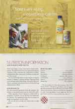 Better Homes & Gardens May 2004 Magazine Article: NUTRITION INFORMATION