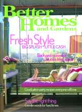 Better Homes & Gardens May 2004 Magazine Cover