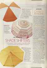 Better Homes & Gardens June 2004 Magazine Article: SHADE SHIFTERS
