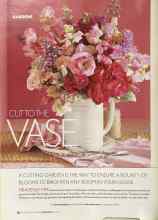 Better Homes & Gardens June 2004 Magazine Article: CUT TO THE VASE