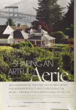 Better Homes & Gardens June 2004 Magazine Article: SHARING AN ARTFUL Aerie