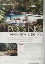 Better Homes & Gardens June 2004 Magazine Article: POOLING THEIR RESOURCES