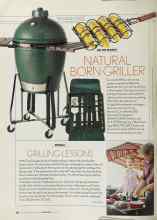 Better Homes & Gardens June 2004 Magazine Article: NATURAL BORN GRILLER