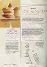 Better Homes & Gardens June 2004 Magazine Article: ON THE MENU