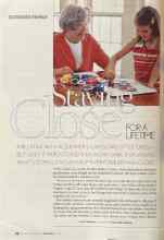 Better Homes & Gardens June 2004 Magazine Article: Staying Close FOR A LIFETIME