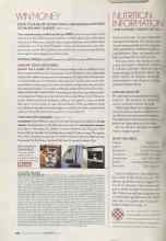 Better Homes & Gardens June 2004 Magazine Article: NUTRITION INFORMATION