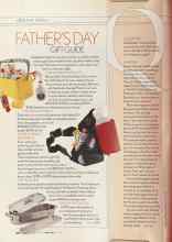 Better Homes & Gardens June 2004 Magazine Article: FATHER'S DAY GIFT GUIDE