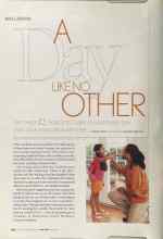 Better Homes & Gardens June 2004 Magazine Article: A Day LIKE NO OTHER