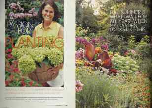 Better Homes & Gardens June 2004 Magazine Article: A PASSION FOR PLANTING