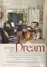 Better Homes & Gardens July 2004 Magazine Article: BUILDING HER Dream