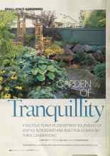Better Homes & Gardens July 2004 Magazine Article: GARDEN OF Tranquillity