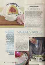 Better Homes & Gardens July 2004 Magazine Article: NATURE'S TABLES