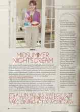 Better Homes & Gardens July 2004 Magazine Article: MIDSUMMER NIGHT'S DREAM