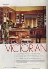 Better Homes & Gardens July 2004 Magazine Article: MAKING A MODERN VICTORIAN