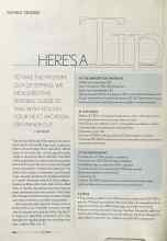 Better Homes & Gardens July 2004 Magazine Article: HERE'S A Tip