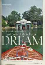 Better Homes & Gardens August 2004 Magazine Article: In a house designed to hold old boats... Life is but a DREAM