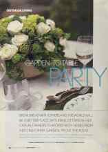 Better Homes & Gardens August 2004 Magazine Article: GARDEN-TO-TABLE PARTY