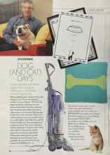 Better Homes & Gardens August 2004 Magazine Article: DOG (AND CAT) DAYS
