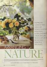 Better Homes & Gardens August 2004 Magazine Article: ARRANGING NATURE