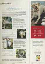 Better Homes & Gardens August 2004 Magazine Article: SUMMER WHITES