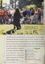 Better Homes & Gardens August 2004 Magazine Article: STAYING Connected