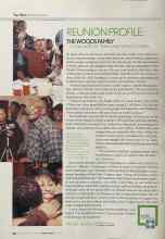 Better Homes & Gardens August 2004 Magazine Article: REUNION PROFILE: THE WOODS FAMILY