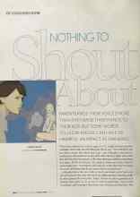 Better Homes & Gardens August 2004 Magazine Article: NOTHING TO Shout About