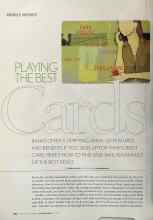 Better Homes & Gardens August 2004 Magazine Article: PLAYING THE BEST Cards