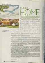 Better Homes & Gardens August 2004 Magazine Article: DRIVING HOME