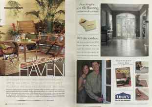 Better Homes & Gardens August 2004 Magazine Article: Page 140