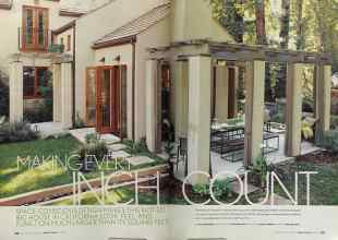 Better Homes & Gardens August 2004 Magazine Article: MAKING EVERY INCH COUNT
