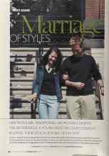 Better Homes & Gardens September 2004 Magazine Article: Marriage OF STYLES
