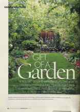 Better Homes & Gardens September 2004 Magazine Article: GIFT OF A Garden