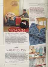 Better Homes & Gardens September 2004 Magazine Article: MY ROOM