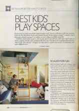 Better Homes & Gardens September 2004 Magazine Article: BEST KIDS' PLAY SPACES