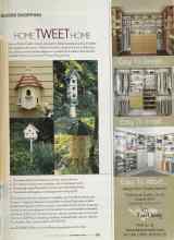 Better Homes & Gardens September 2004 Magazine Article: HOME TWEET HOME