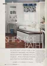 Better Homes & Gardens September 2004 Magazine Article: SHIPSHAPE BATH