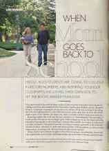 Better Homes & Gardens September 2004 Magazine Article: WHEN Mom GOES BACK TO School