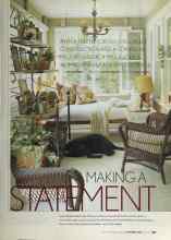 Better Homes & Gardens September 2004 Magazine Article: MAKING A STATEMENT