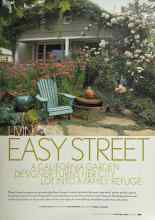 Better Homes & Gardens September 2004 Magazine Article: LIVING ON EASY STREET