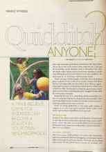 Better Homes & Gardens September 2004 Magazine Article: Quidditch ANYONE?